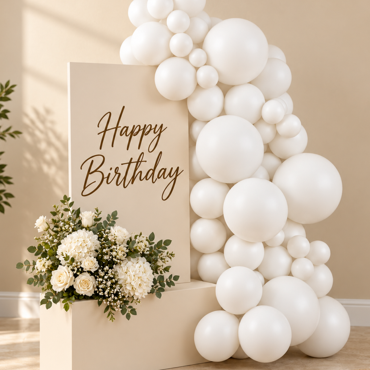 PARTTYHUB VANILLA CLOUD MATTE WHITE BALLOONS | SOL | PACK 15 | PACK 30