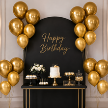 PARTTYHUB CHAMPAGNE POP METALLIC GOLD BALLOONS | MET | PACK 15 | PACK 30