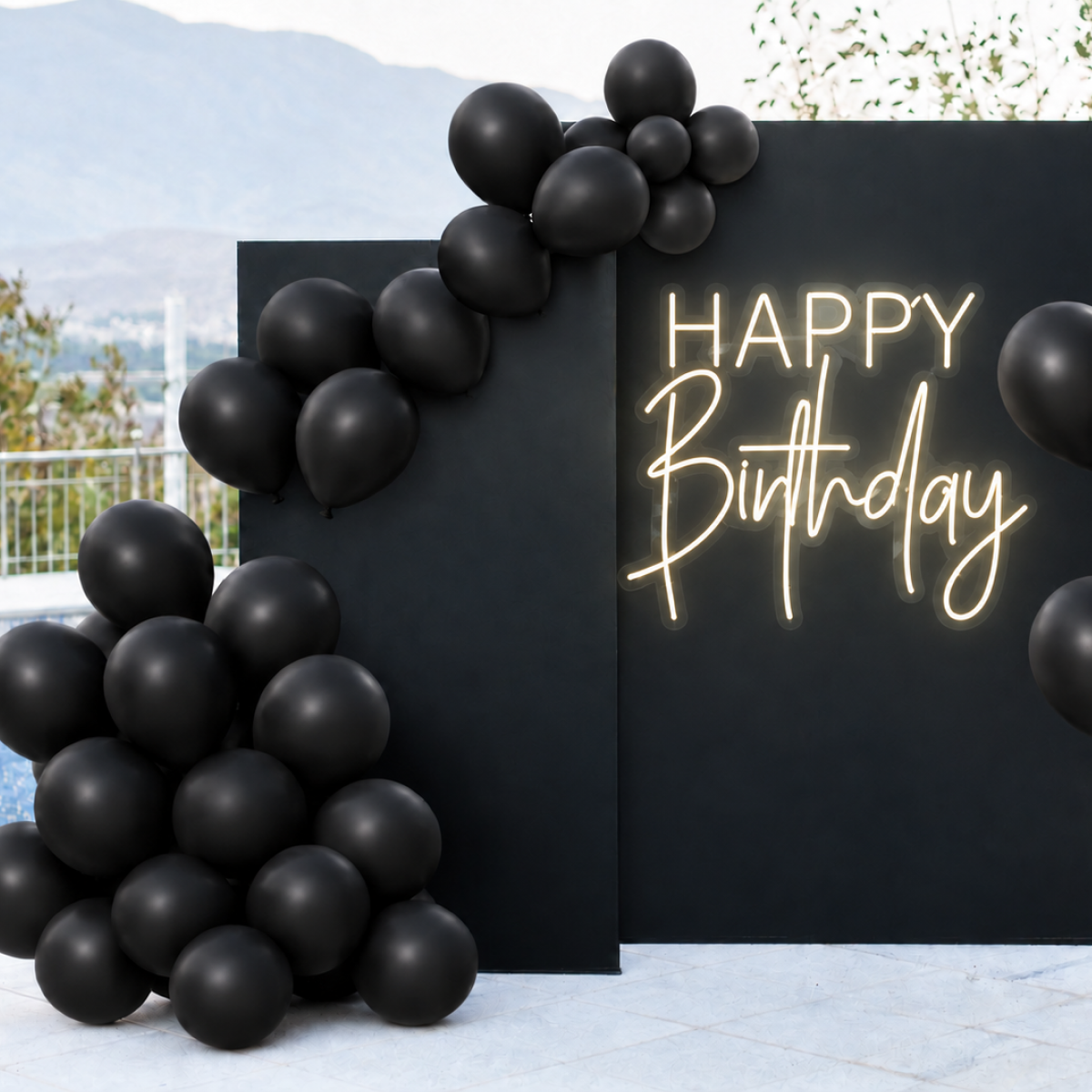 PARTTYHUB COSMIC BLACK MATTE BLACK | MET | PACK 15 | PACK 30