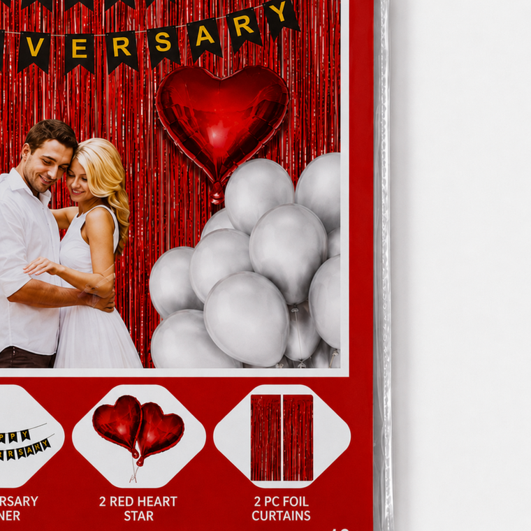 PARTTYHUB HAPPY ANNIVERSARY LUXE COMBO SET | HAL | PACK 1