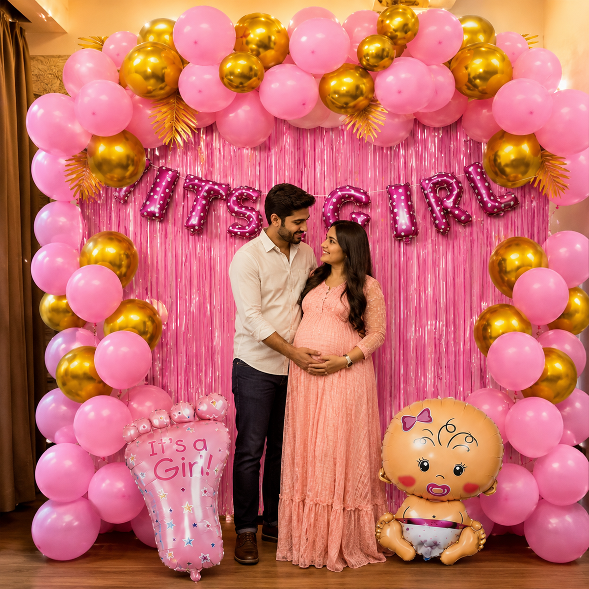 PARTTYHUB IT'S A GIRL! BABY CELEBRATION KIT | ISG | PACK 1