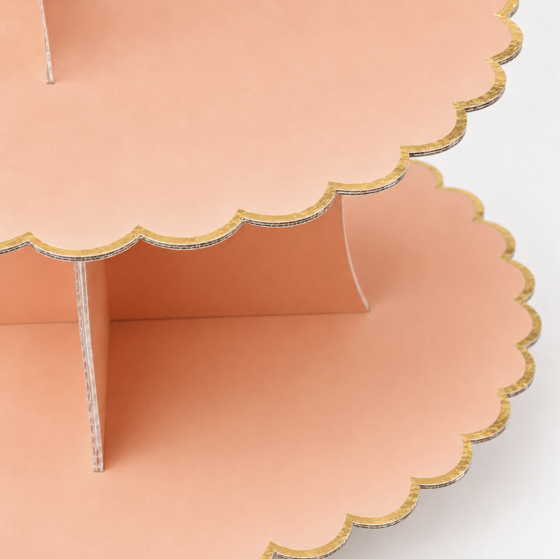 ParttyHub Colourful Party Cake Stands- Light Pink | CLRF | Pack 1