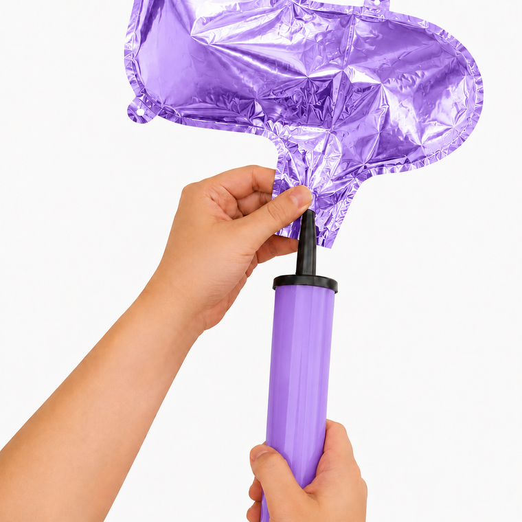 Parttyhub Foil Number Birthday Balloons - 16, 32, 40 Inches - Lightpurple | BDAY | Pack 1