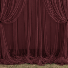 PARTTYHUB MAROON TULLE DRAPES | MTD | PACK 1