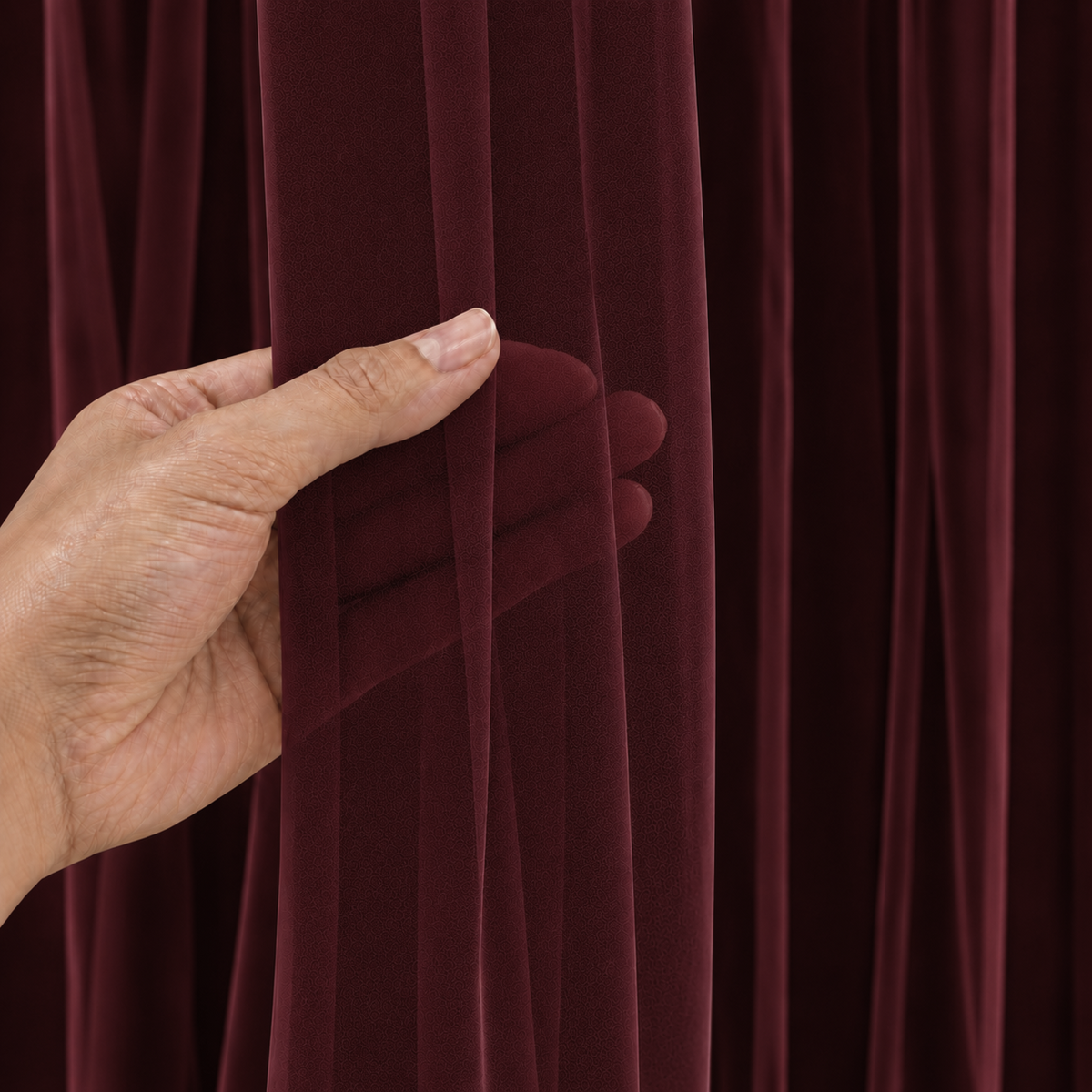 PARTTYHUB MAROON TULLE DRAPES | MTD | PACK 1