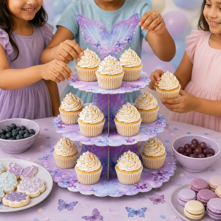 ParttyHub Mermaid Fantasy Party Cake Stand | MFM  | Pack 1