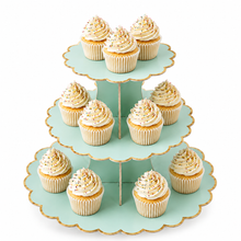 ParttyHub Colourful Party Cupcake Stands- Pastel Green | CLRF  | Pack 1