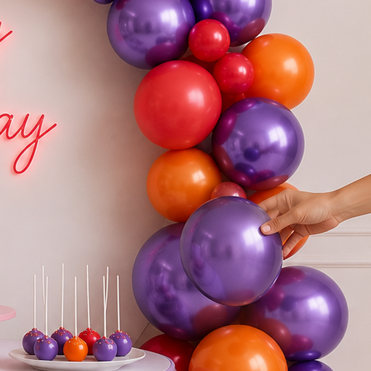Parttyhub Royal Candy Balloon Combo Set | MET | Pack 8