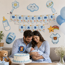 PARTTYHUB BLUE BABY SHOWER CELEBRATION DECOR KIT | BLU | PACK 1