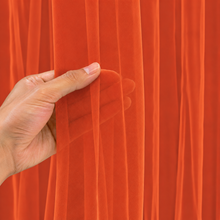 PARTTYHUB VIBRANT ORANGE TULLE DRAPES | VOT | PACK 1