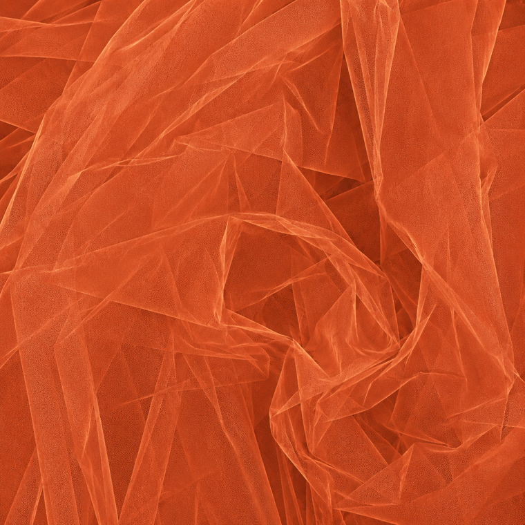 PARTTYHUB VIBRANT ORANGE TULLE DRAPES | VOT | PACK 1
