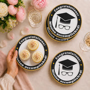 Parttyhub graduation dinner plates | GRAD | Pack 8