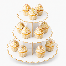 ParttyHub Colourful Party Cake Stands- White | CLRF | Pack 1