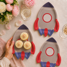 Parttyhub rocket dessert plates | RKT | Pack 8