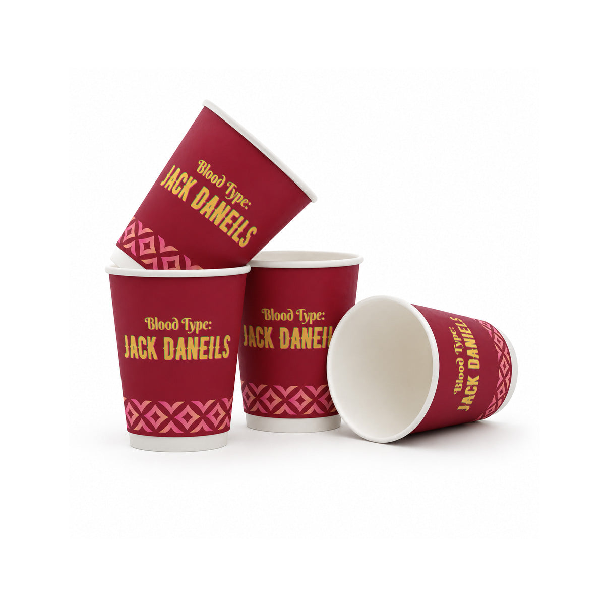 Parttyhub Jack Daniels* team red house party cups | HOP | Pack 8