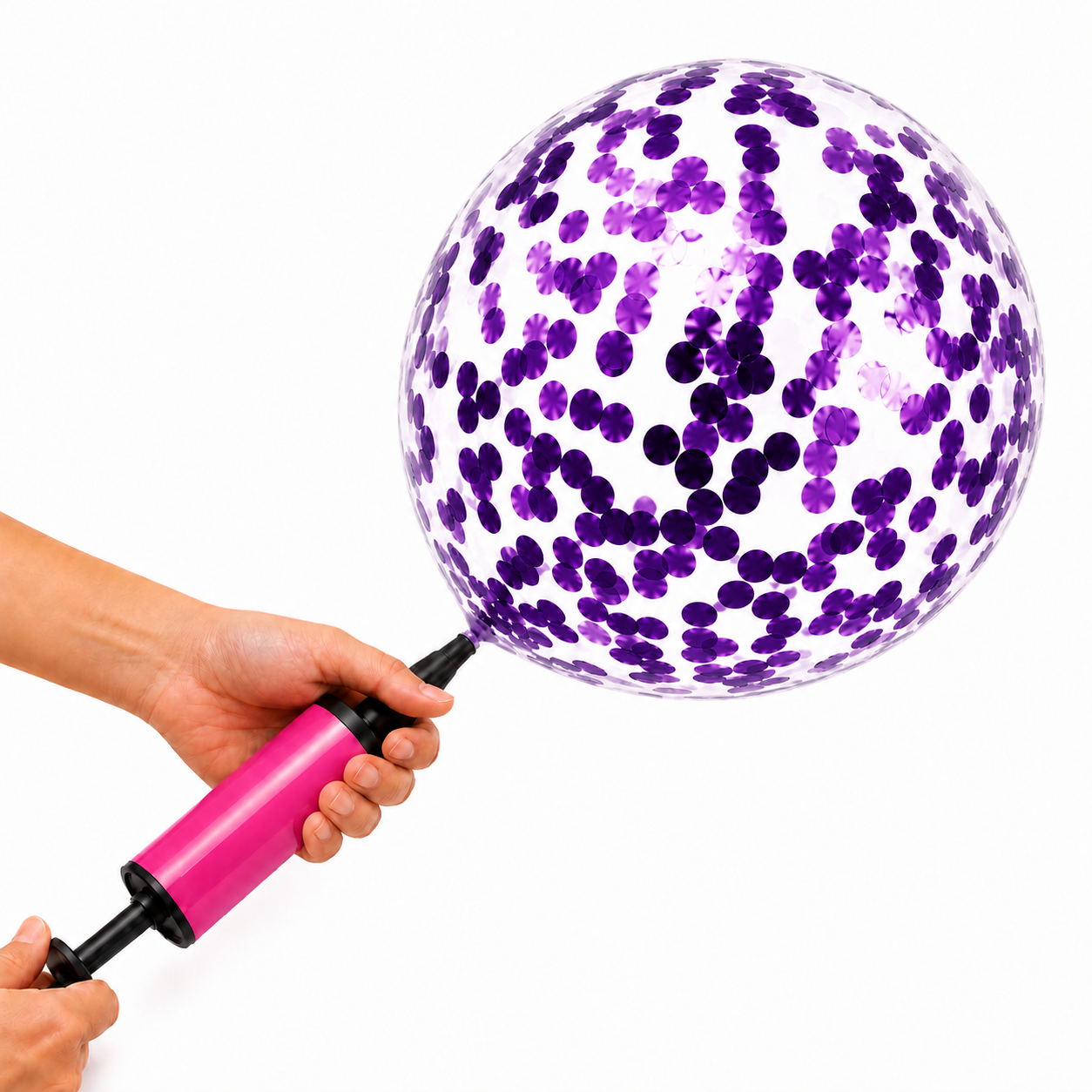 ParttyHub Confetti Balloon Purple | PLN | Pack 1