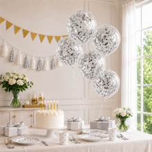 ParttyHub Confetti Balloon Silver | PLN | Pack 1