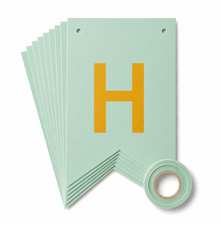 Parttyhub Metallic Happy Birthday Banner Green | BDAY | Pack 1