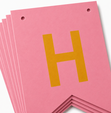 Parttyhub Metallic Happy Birthday Banner Rose Pink | BDAY | Pack 1
