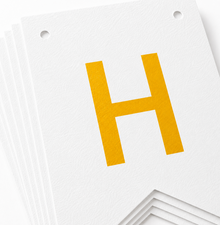 Parttyhub Metallic Happy Birthday Banner White | BDAY | Pack 1
