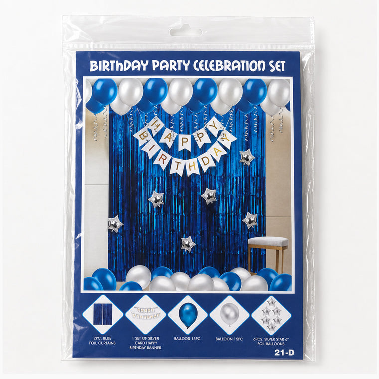 Parttyhub Shimmering Sea Dark Blue Party Bundle | SOL | Pack 1