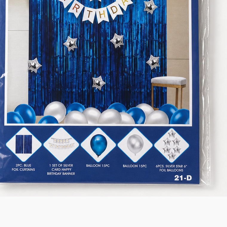 Parttyhub Shimmering Sea Dark Blue Party Bundle | SOL | Pack 1