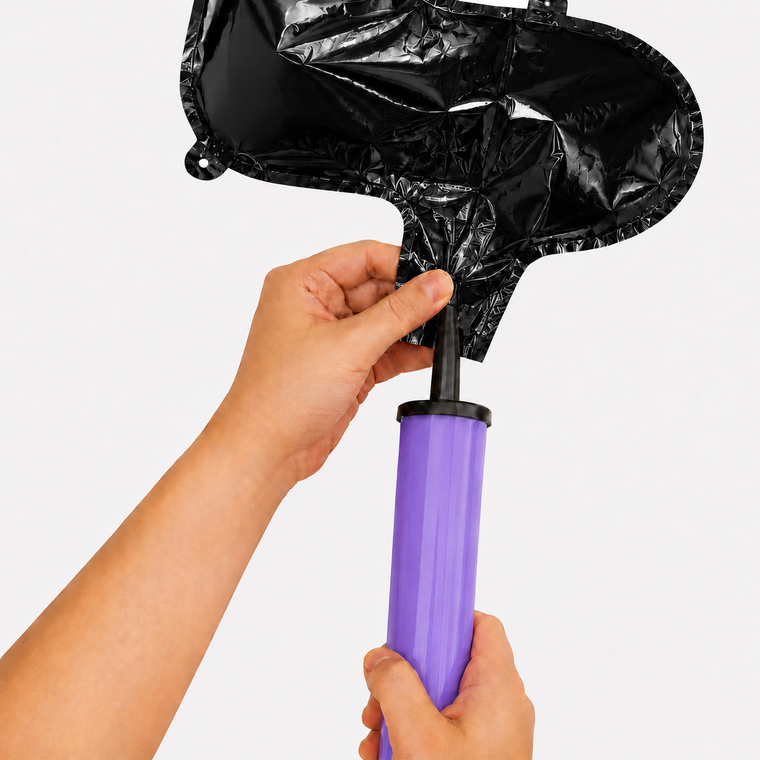 Parttyhub Foil Number Birthday Balloons - 16, 32, 40 Inches - Black | BDAY | Pack 1