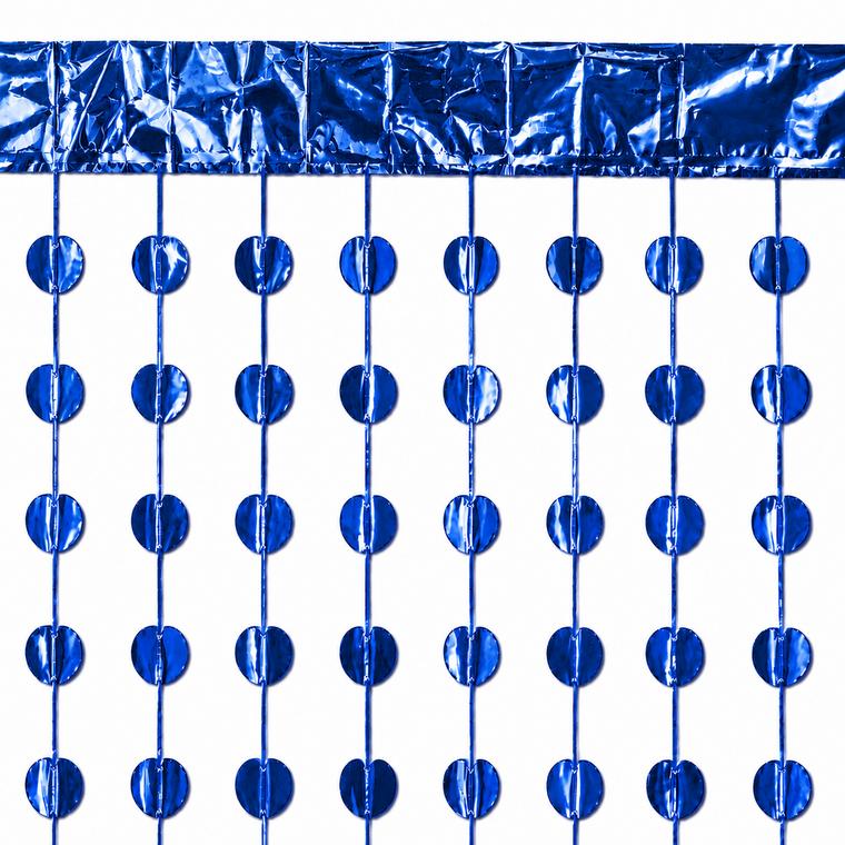 Parttyhub Foil Circle Party Curtains | RD | Pack 1