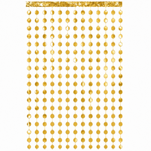 Parttyhub Foil Circle Party Curtains | RD | Pack 1