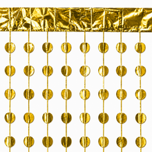 Parttyhub Foil Circle Party Curtains | RD | Pack 1