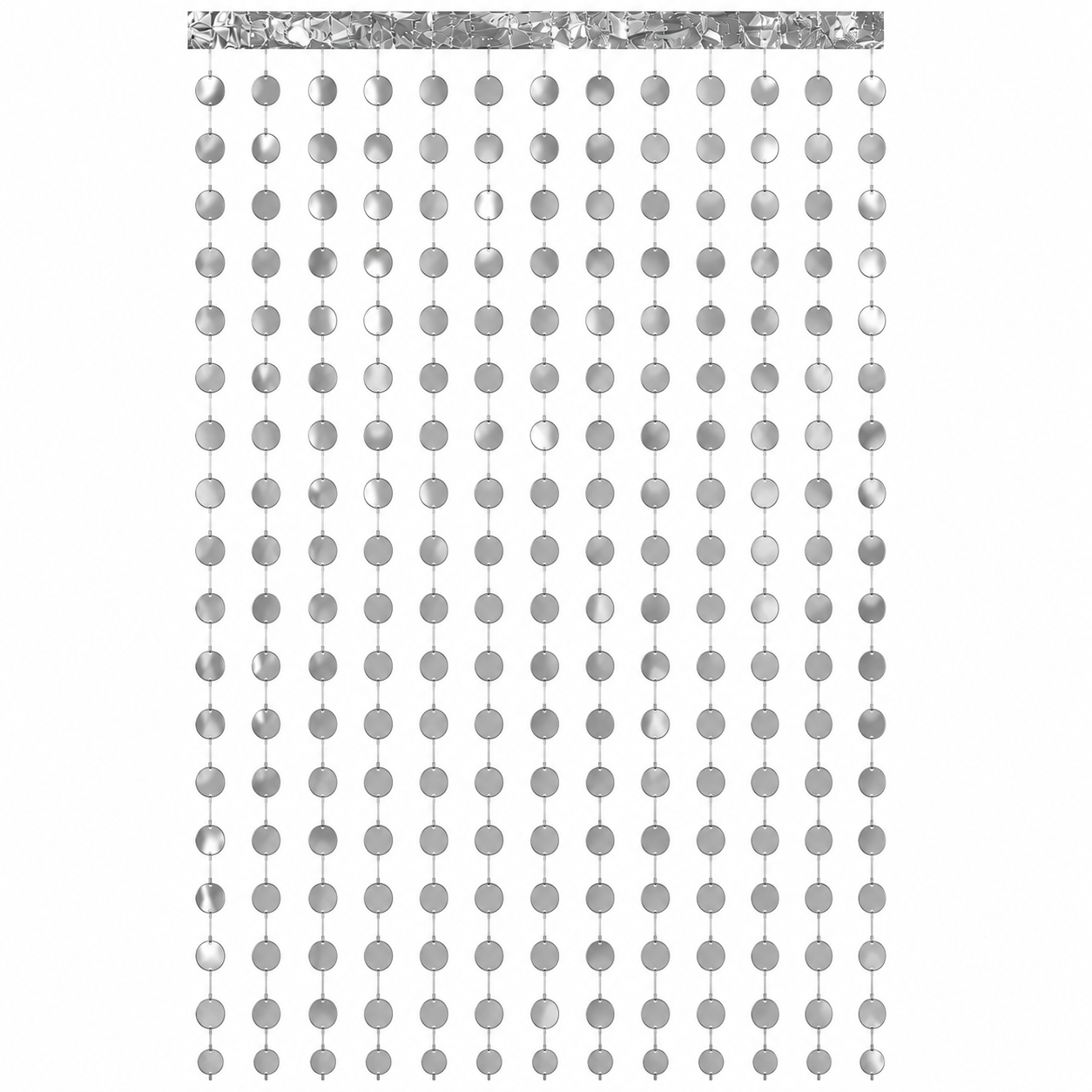 Parttyhub Foil Circle Party Curtains | RD | Pack 1