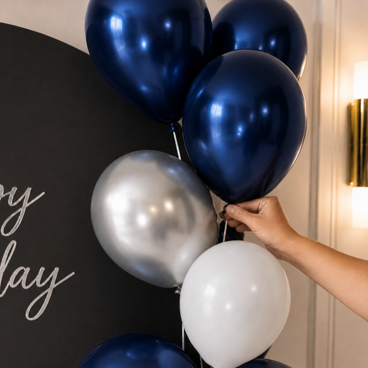 Partyhub Moonlit Harbor Balloon Set | MET | Pack 8