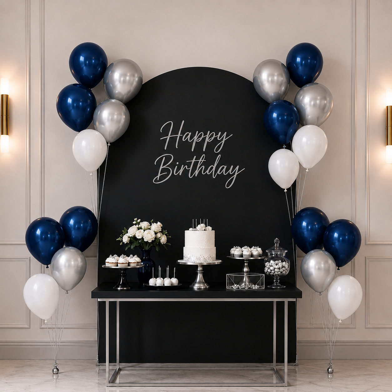 Partyhub Moonlit Harbor Balloon Set | MET | Pack 8