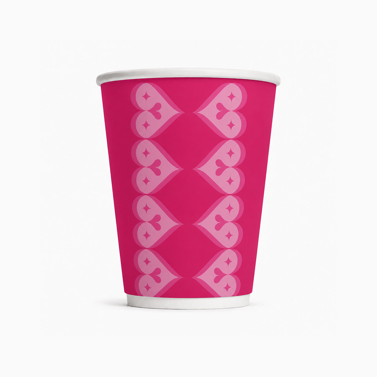 Parttyhub full of hearts: team hot pink party cups | HT | Pack 8