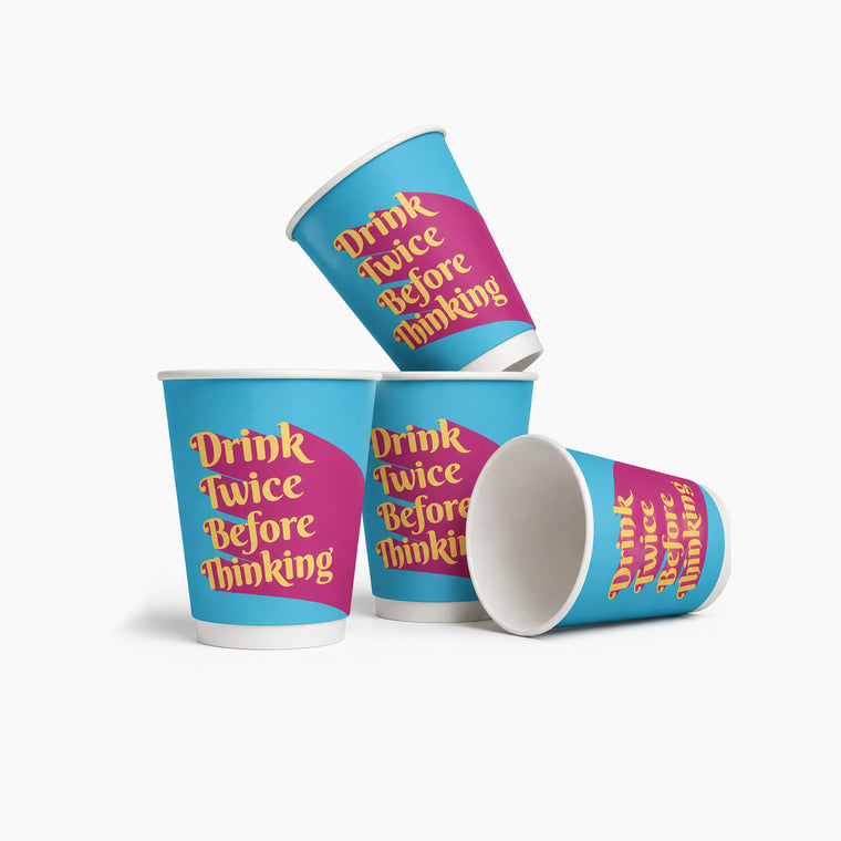 Parttyhub drink twice: team pink party cups | HOP | Pack 8