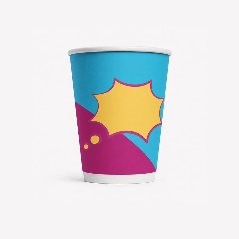 Parttyhub drink twice: team pink party cups | HOP | Pack 8