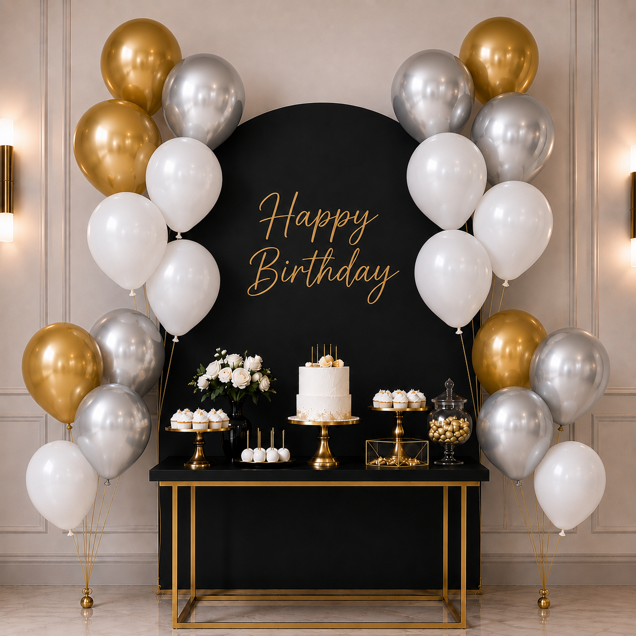 Parttyhub Celestial Glow Balloon Set | MET | Pack 8