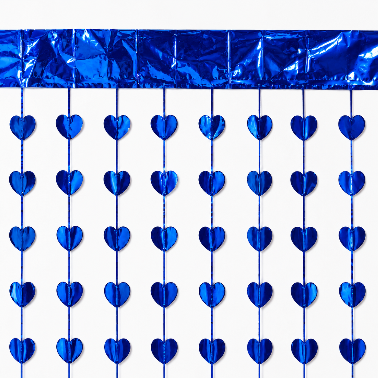Parttyhub Foil Hearts Party Curtains | HT | Pack 1