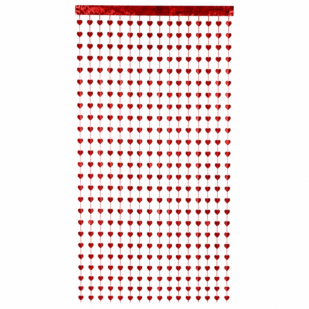 Parttyhub Foil Hearts Party Curtains | HT | Pack 1