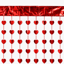Parttyhub Foil Hearts Party Curtains | HT | Pack 1