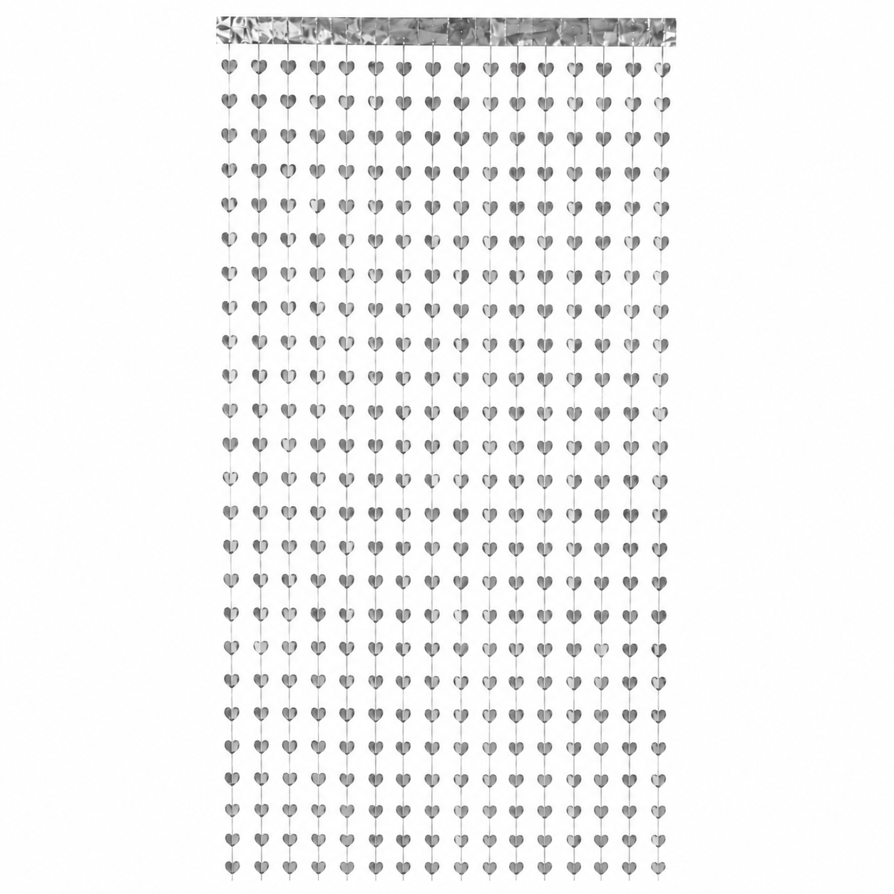 Parttyhub Foil Hearts Party Curtains | HT | Pack 1
