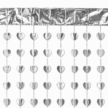 Parttyhub Foil Hearts Party Curtains | HT | Pack 1