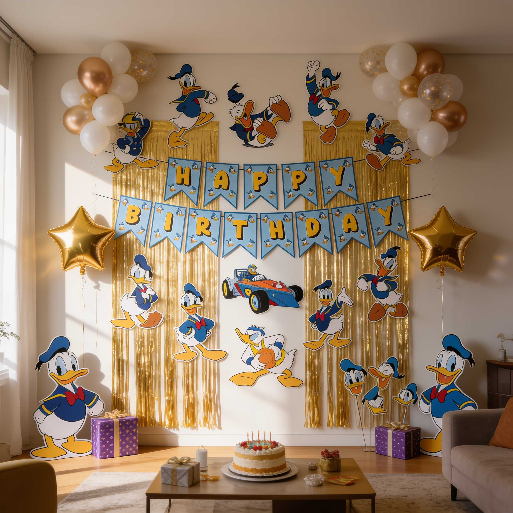 Parttyhub Donald Duck Birthday Celebration Kit | DD | Pack 1