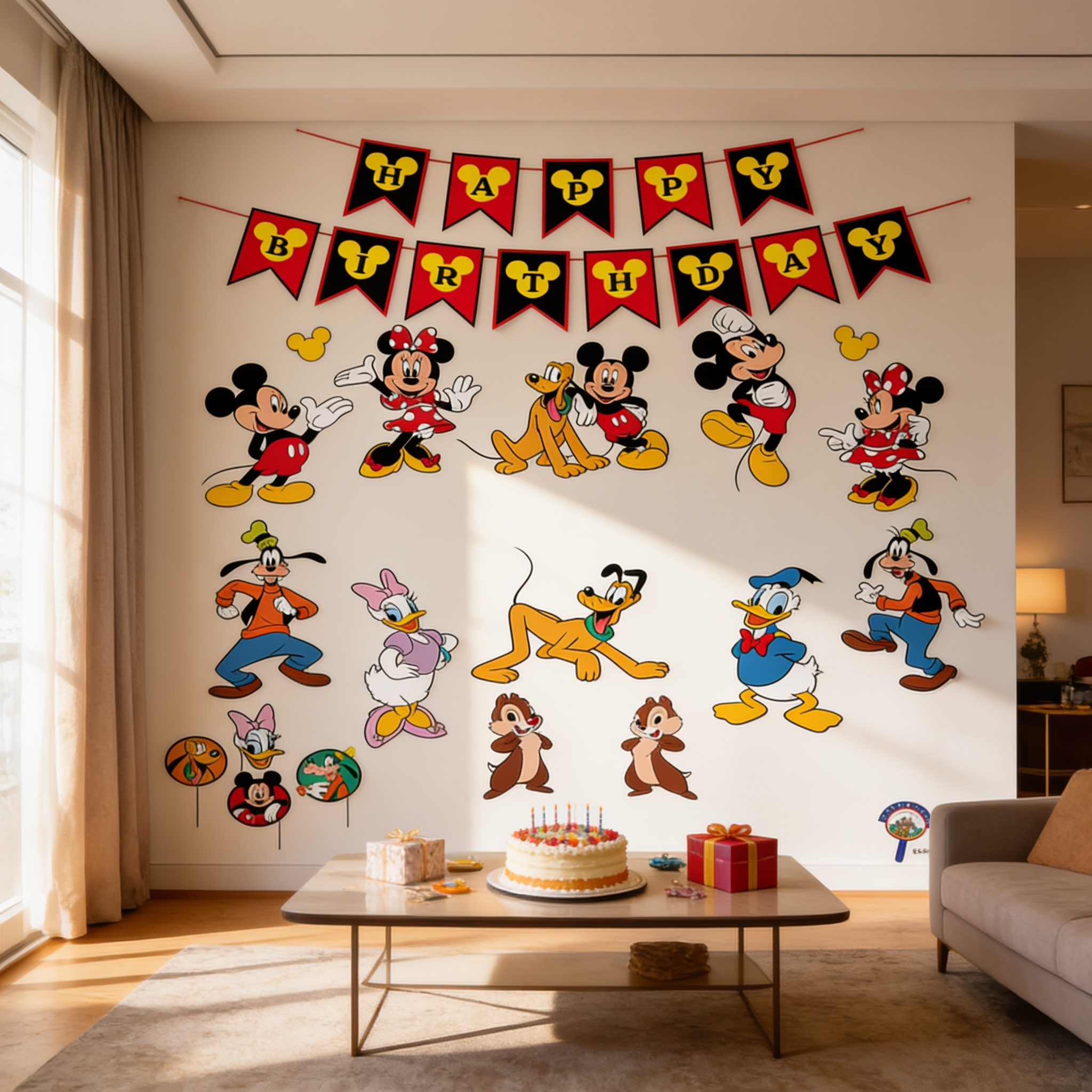 Parttyhub Mickey Mouse Birthday Celebration Kit | MI | Pack 1