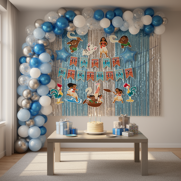 Parttyhub Moana Island Birthday Celebration Kit | MOA | Pack 1