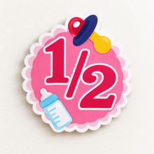 PARTTYHUB HALF BIRTHDAY COMBO SET- PINK | HAF | PACK 1