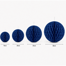 Parttyhub Honeycomb Hanging Balls - Dark Blue | FEST | Pack 1