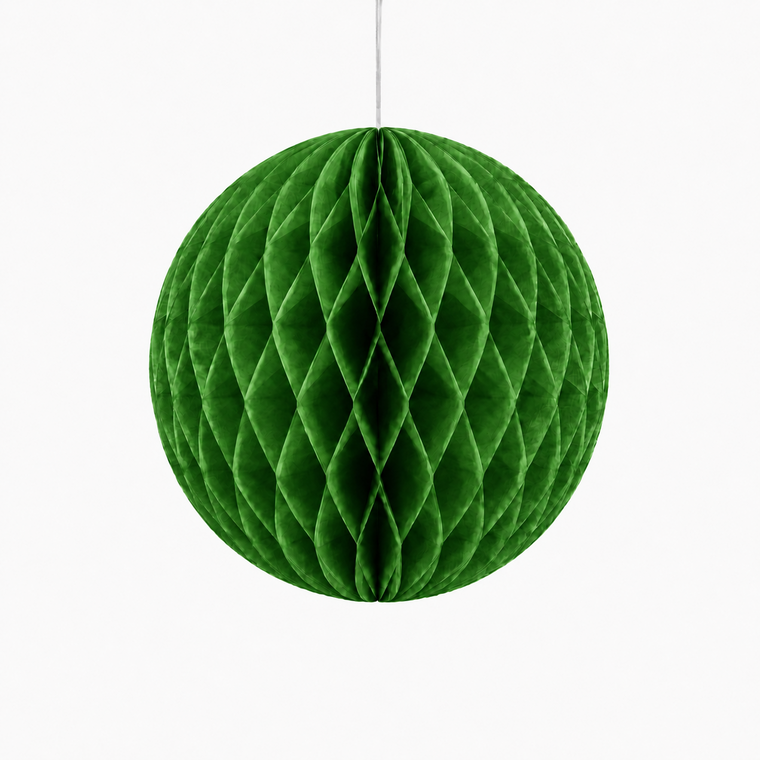 Parttyhub Honeycomb Hanging Balls - Dark Green | FEST | Pack 1