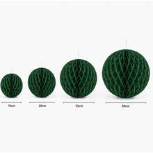 Parttyhub Honeycomb Hanging Balls - Dark Green | FEST | Pack 1