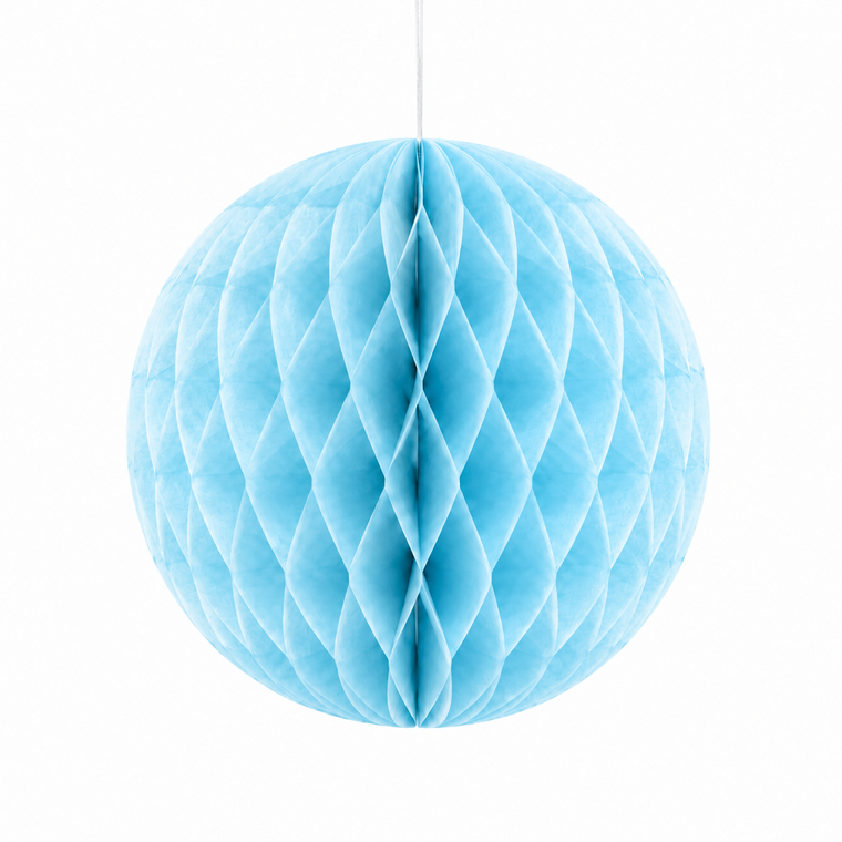 Parttyhub Honeycomb Hanging Balls - Light Blue | FEST | Pack 1